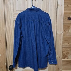 Dickies Denim Blue Casual Shirt 3XL